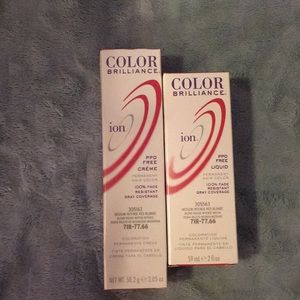 NEW Ion color brilliance intense red hair dye